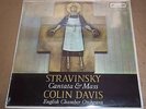 Colin Davis STRAVINSKY Cantata & Mass - L'Oiseau-Lyre SOL 265 SEALED
