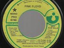 VERY RARE-HARVEST 6746-PINK FLOYD-THE DARK SIDE OF THE MOON-MONO-PROMO-EP-45