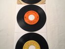 3 Vintage Johnny Cash 45 Records Sun My Treasurer Ring Of Fire Honky Toni Girl +