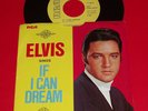 45 ELVIS PRESLEY IF I CAN DREAM EDGE REALITY RCA 47-9670 picture sleeve PROMO NM