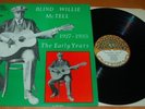 Blind Willie McTell The Early Years 1927 - 1933 / US Yazoo Label Vinyl LP L-1005