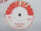 Boots-You Better Run/A to D RARE PSYCH