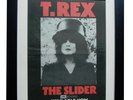 T REX+MARC BOLAN+The Slider+POSTER+AD+ORIGINAL 1972+FRAMED+EXPRESS GLOBAL SHIP