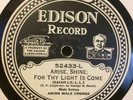 ARION MALE CHORUS - CHRISTIAN SONGS - EDISON 52433 - EDISON DIAMOND DISC