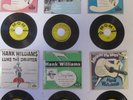 6- 50's Hank Williams/Johnny Cash EP's 45RPM Records w Covers AS-IS Sun Record