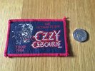 OZZY OSBOURNE - VINTAGE SEW ON PATCH ULTIMATE SIN TOUR 1986