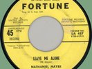 NATHANIEL MAYER Leave Me Alone / Hurting Love 45rpm Fortune 1962