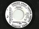 PONDEROSA TWINS + ONE   Bound   RARE Modern Sweet Soul 45 Single Sided WLP NM