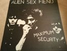 LRX:GOTH INDUSTRIAL NM/NM Vinyl LP ALIEN SEX FIEND MAXIMUM SECURITY RE
