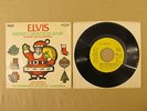 ELVIS PRESLEY Merry Christmas Baby PROMO 45 & PICTURE SLEEVE The King Graceland