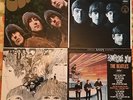 4 Beatles vinyl LPs lot: Revolver,  Rubber Soul, Meet the Beatles, Something New