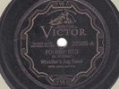 78rpm – Whistler's Jug Band – Foldin' Bed – Victor 23305
