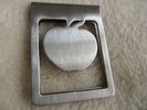 Beatles' Apple Records SUPER RARE memorabilia money clip with 1M Apple note