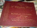 78rpm Christmas - Decca Set DA290 - RONALD COLMAN - Scrooge - A Christmas Carol