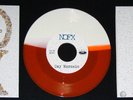 NOFX OXY MORONIC 7”ORANGE/WHITE SPLIT COLOR VINYL Fat Wreck lagwagon descendents