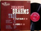 Westminster WL 5146 Brahms Horn Clarinet Trios Barylli, Wlach KWARDA VG++ TO NM