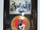 OASIS    SIGNED FRAMED  GOLD   DISC  BLACK  FRAME   DISPLAY 4