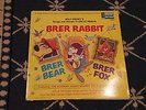 Walt Disney Brer Rabbit bear fox W/book pages gatefold LP Record nice condition