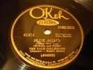 JAZZ YALE COLLEGIANS Blue Again / And Then Your Lips Met Mine OKEH 41474