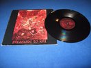 KREATOR - PLEASURE TO KILL LP    ( TESTAMENT, CORONER , SODOM , IRON ANGEL )