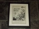 Manilla road-Open the gates-Original advert Framed ready for your wall