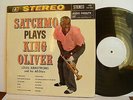 Louis Armstrong - Satchmo Plays King Oliver 155 004 UK LP Audio Fidelity Stereo
