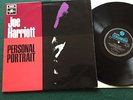 JOE HARRIOTT personal portrait 1968 BLUE/BLACK COLUMBIA STEREO 1ST PRESS SCX6249