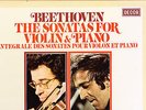 DECCA DD92D UK NB BEETHOVEN SON. FOR VIOLIN AND PIANO - ASHKENAZY / PERLMAN 5LP
