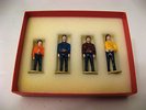 1960s The Monkees Pop Group White Metal Hand Painted Figures by George Doswell
