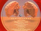 RUSH Hemispheres LP Red Vinyl Poster Hype Sticker Anthem Canada Near Mint