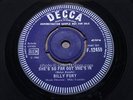 BILLY FURY = DEMO She's So Far Out She's In = MINT = DECCA F 12459 = Beat Soul D