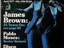 James Brown on Black Music Magazine Cover April 1977  The Persuaders Pablo Moses