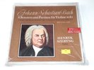 BACH SZERYNG 3 LP DGG 6 SONATAS PARTITAS VIOLIN SOLO BIG TULIP STEREO MINT-