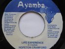 CLASSIC ROOTS Hopeton Crawford Life Experience JA Ayamba 45 Listen   LTD REISSUE