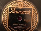 Brunswick 7113 Arnold Wiley WINDY CITY/AW RAG  78 rpm 1929 E-/VG+
