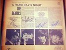 The Beatles 'A Hard Days Night' Mono LP 1963 Framed with autographs