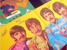 The Beatles 'Sgt Peppers ' Stereo LP 1967  with autographs