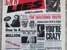 1988 Guns n Roses Lies/Live Like a Suicide Album Record LP Censored Uzi Geffen