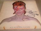 David Bowie Hand signed ALADDIN SANE LP Original RCA VICTOR RS1001