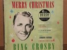 1950  BING CROSBY MERRY CHRISTMAS BOX SET 4 x 45rpm DECCA RECORDS 9-65 VF+/NM