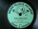 Original Memphis Five Threw Down Blues Salabert 278