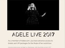 Adele Pre Sale Code 2017