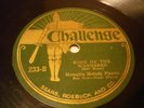JAZZ JOHNNY SYLVESTER ORCH Song Of The Wanderer CHALLENGE 233 off Gennett
