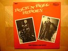 UK ROCKSTAR LP RECORD/ROCK N ROLL HEROES/GENE VINCENT/EDDIE COCHRAN/ EX VINYL
