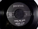 RARE TEEN DOO-WOP/POPCORN 45 MICHAEL ALLER Young And Alone/Same Age JOURNAL Hear