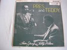 LESTER YOUNG & TEDDY WILSON Pres & Teddy UK mono LP 1958 ex/g