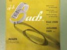 STERN & ZAKIN BACH PARTITAS & SONATAS FIRST MINIGROOVE PHILIPS MONO LP