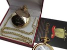 ELVIS PRESLEY Signed Pocket Watch 24k Gold Plated Full Hunter Luxury Gift Case