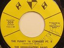 THE HIGHLIGHTERS BAND Poppin Pop Corn / Funky 16 Corners SIGNED by Cliff Palmer