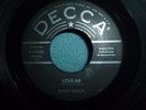 BUDDY HOLLY love me / you are my only desire 45 DECCA 1956 ROCKABILLY